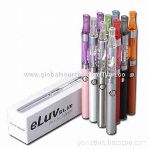2014 China Hot Selling Slim eLuv E Cigarette Starter Kit with 310mAh Battery Capacity